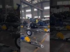 9m Manual Mobile Lighting Tower With 4x1000W Floodlights For Construction Site