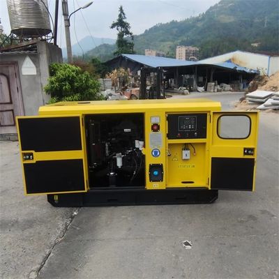 4 Cylinder Water Cooled Diesel Generator Quiet Diesel Backup Generator For 110kVA Power Backup