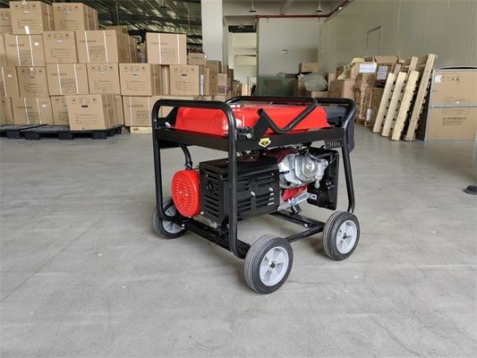 Air Cooled Portable Diesel Generator 3kW Standby Generator With Key Start Handle Wheel
