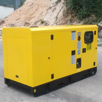 AC Three Phase 66kW Silent Yuchai Diesel Generator With Low Noise Soundproof Canopy 68dB