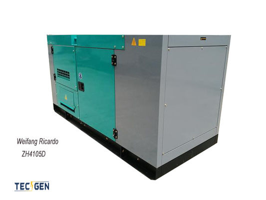 43kVA Weifang ricardo diesel generators with soundproof enclosed for home use