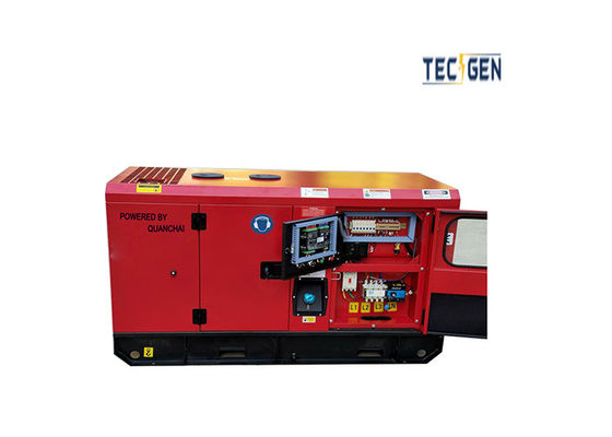 Silent Type Small Genset 8kW Quanchai Diesel Engine Generator With 63A Built-in ATS
