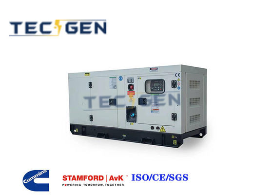 60Hz Cummins Diesel Powered Generator 40kW Silent Diesel Genset With Soundfproof Canopy