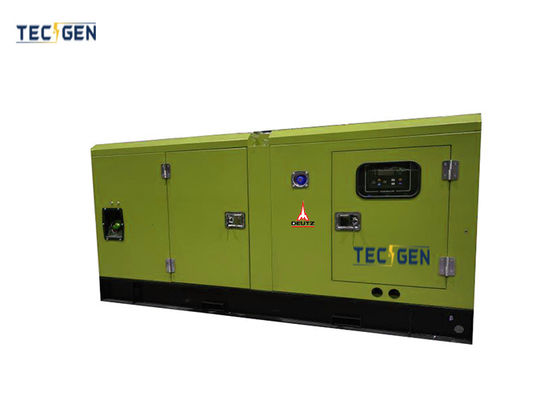 50Hz 100kVA Generating Set Silent Diesel Generator Powered By Deutz With Integrated Fuel Tank