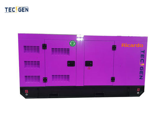Ricardo 100kVA Standby Generator Silent Generators With 4 Cylinder Diesel Engine Backup Use
