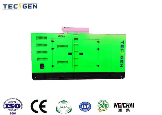 Silent Weichai Diesel Generator Set 350kW Weichai Genset With Industrial Grade Muffler