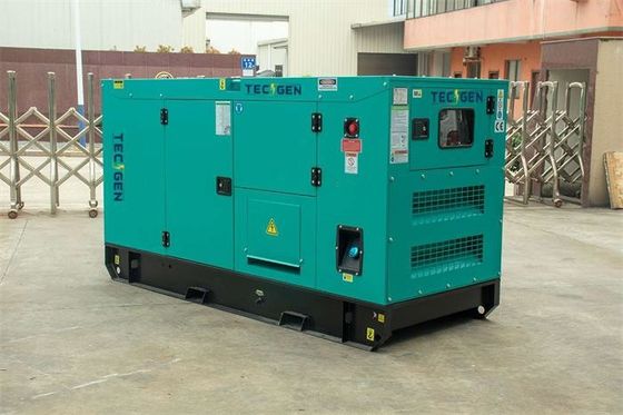 3 Cylinder 35kVA Generator Silent Perkins Engine Generator With Soundproof Canopy For Continuous Use