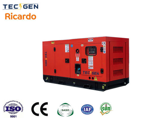 Single Phase 24kW Ricardo Genset With Soundproof Canopy Backup Use Only