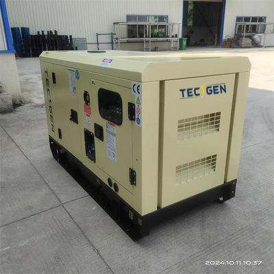 Three Phase 15kW Genset Baudouin Generator With Soundproof Canopy For Outdoor Use