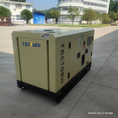 Three Phase 15kW Genset Baudouin Generator With Soundproof Canopy For Outdoor Use