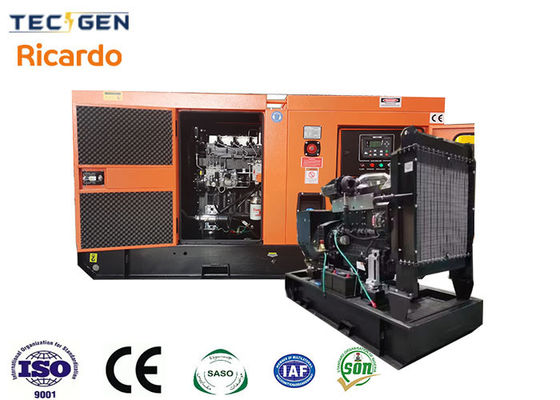 Emergency 145kW diesel genset Ricardo generator set with soundproof canopy for backup use