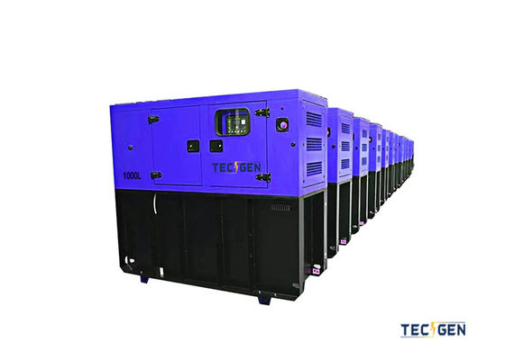 24 Hours Running Diesel Generator Silent Genset With 1000L Fuel Tank For Uninterrupted Power Supply