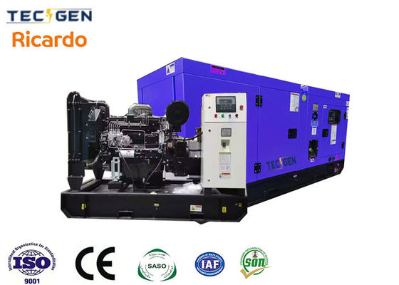 Emergency 145kW diesel genset Ricardo generator set with soundproof canopy for backup use